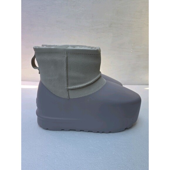 New UGG CLASSIC MINI PUMPED MOLDED CERAMIC SUEDE ALL GENDER BOOTS SIZE US M6/W7 - Picture 2 of 15